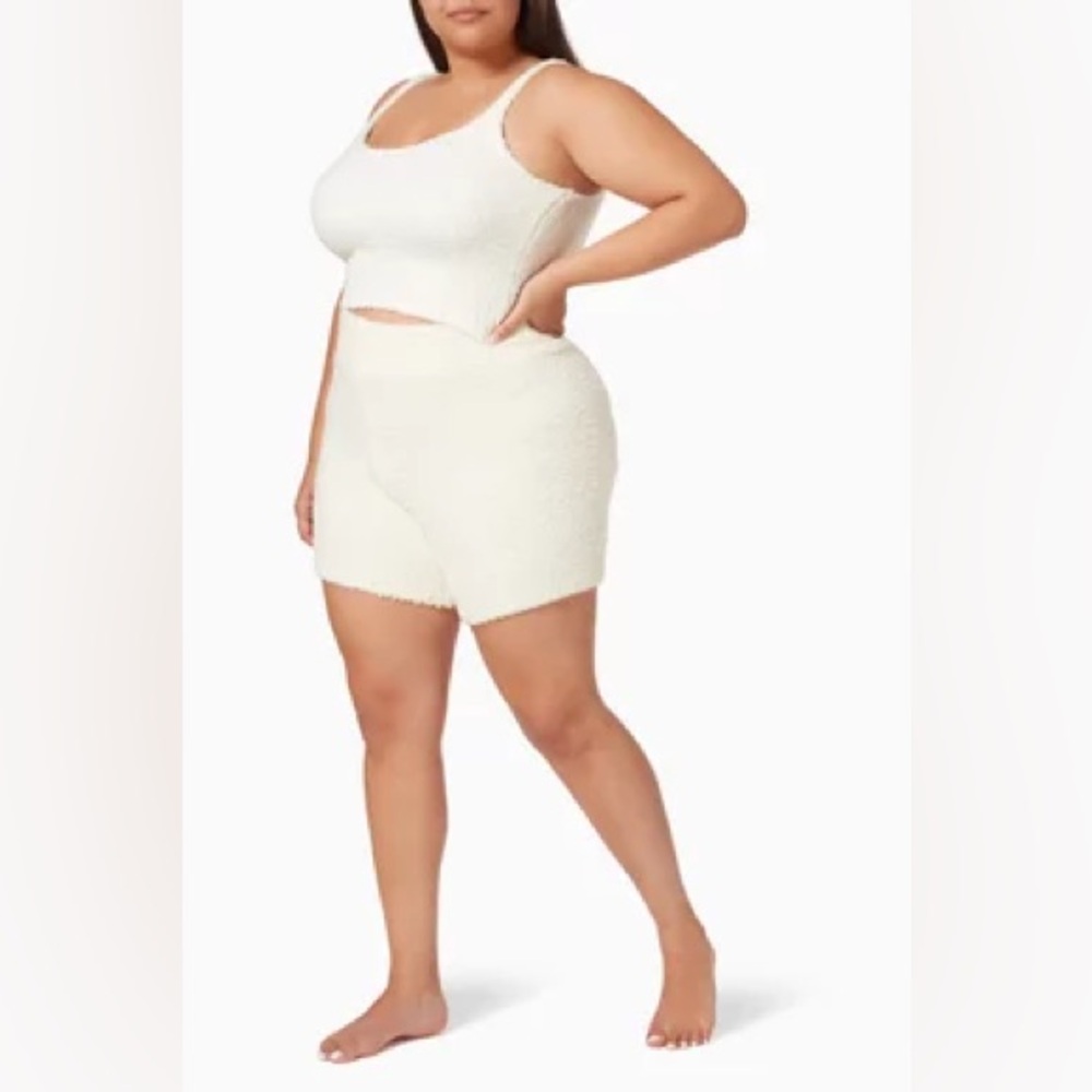 NWT Skims Cozy Knit Shorts-Bone White
